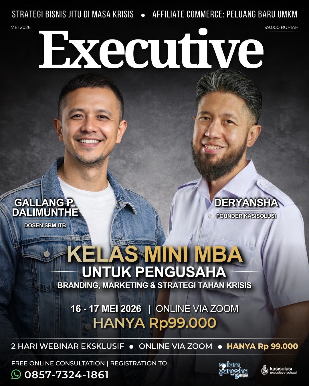 Kasisolusi Executive School – Mini MBA untuk Pengusaha